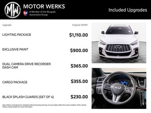 Used 2025 INFINITI QX55 Sensory w/ Lighting Package AWD/4WD image 4