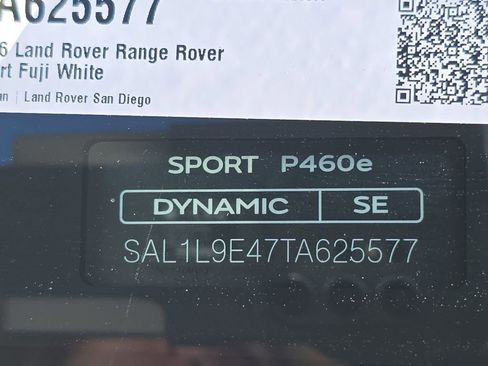 New 2026 Land Rover Range Rover Sport Dynamic SE image 37