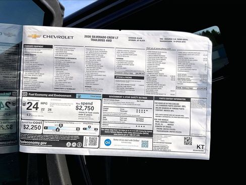 New 2026 Chevrolet Silverado 1500 LT Trail Boss w/ LT Trail Boss Premium Package image 14