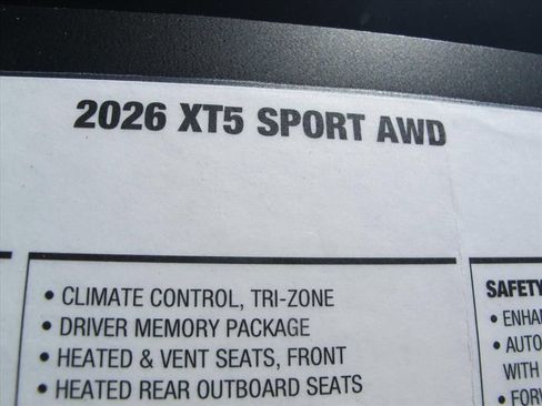 New 2026 Cadillac XT5 Sportv AWD/4WD image 9