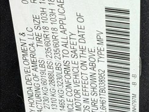 New 2026 Honda Odyssey EX-L image 16