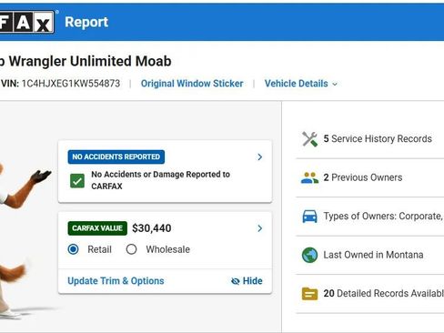Used 2019 Jeep Wrangler Unlimited Sahara w/ Quick Order Package 24M Moab AWD/4WD image 4