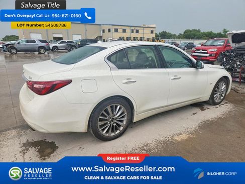 Used 2018 INFINITI Q50 Luxe RWD image 4