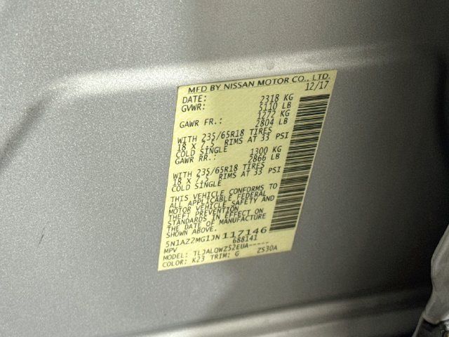 Used 2018 Nissan Murano SV FWD image 41