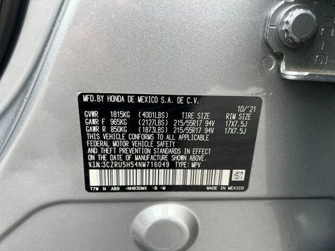 Used 2022 Honda HR-V EX image 18