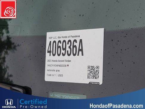 Certified 2023 Honda Accord LX image 30