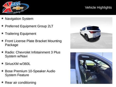Certified 2023 Chevrolet Traverse RS AWD/4WD image 2