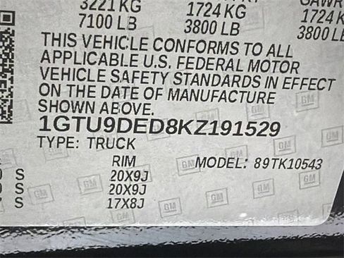 Used 2019 GMC Sierra 1500 SLT w/ SLT Premium Plus Package image 31