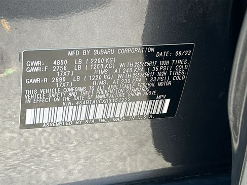 Certified 2024 Subaru Outback Premium AWD/4WD image 31