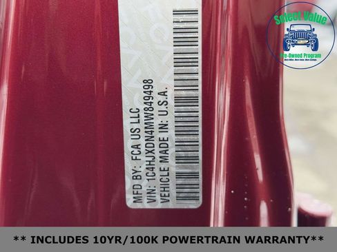 Used 2021 Jeep Wrangler Unlimited Sport w/ Sun And Sound Package image 16