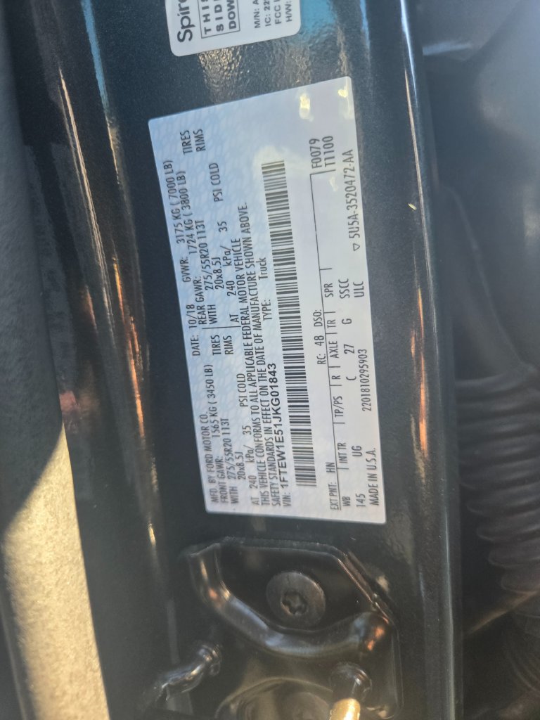 Used 2018 Ford F150 XLT w/ Equipment Group 302A Luxury AWD/4WD image 13