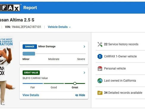 Used 2010 Nissan Altima 2.5 S image 3