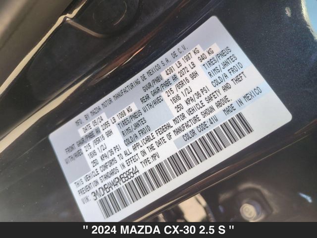 Certified 2024 MAZDA CX-30 AWD 2.5 S image 31