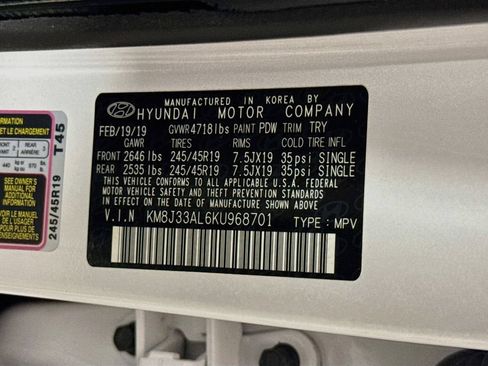 Used 2019 Hyundai Tucson Night FWD image 37