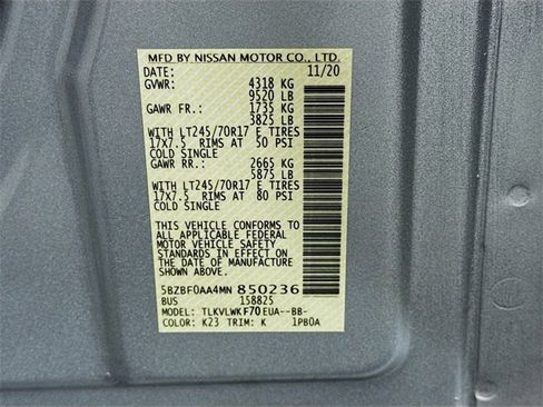 Used 2021 Nissan NV 3500 S image 29