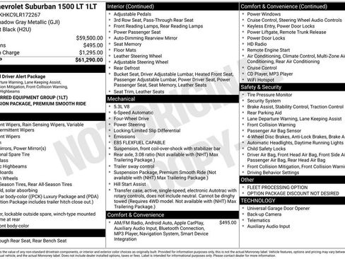 Used 2020 Chevrolet Suburban LT AWD/4WD image 9