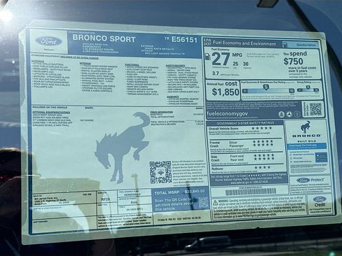 New 2026 Ford Bronco Sport Big Bend AWD/4WD image 18