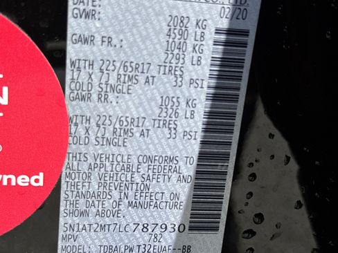 Used 2020 Nissan Rogue S w/ Special Edition Package image 32