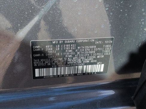 Certified 2025 Subaru Crosstrek 2.5i Limited w/ Popular Package #4A image 25