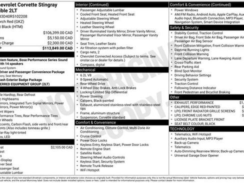 Used 2024 Chevrolet Corvette Stingray Preferred Conv w/ 2LT image 7