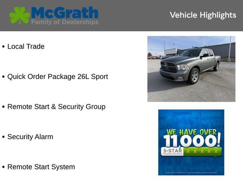 Used 2011 RAM 1500 Sport w/ Remote Start & Security Group image 5