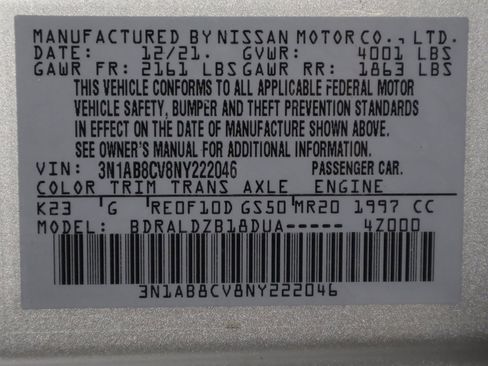 Used 2022 Nissan Sentra SV image 38