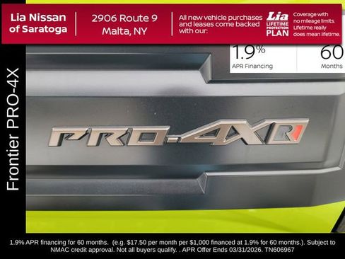 New 2026 Nissan Frontier PRO-4X w/ Pro Premium Package image 4