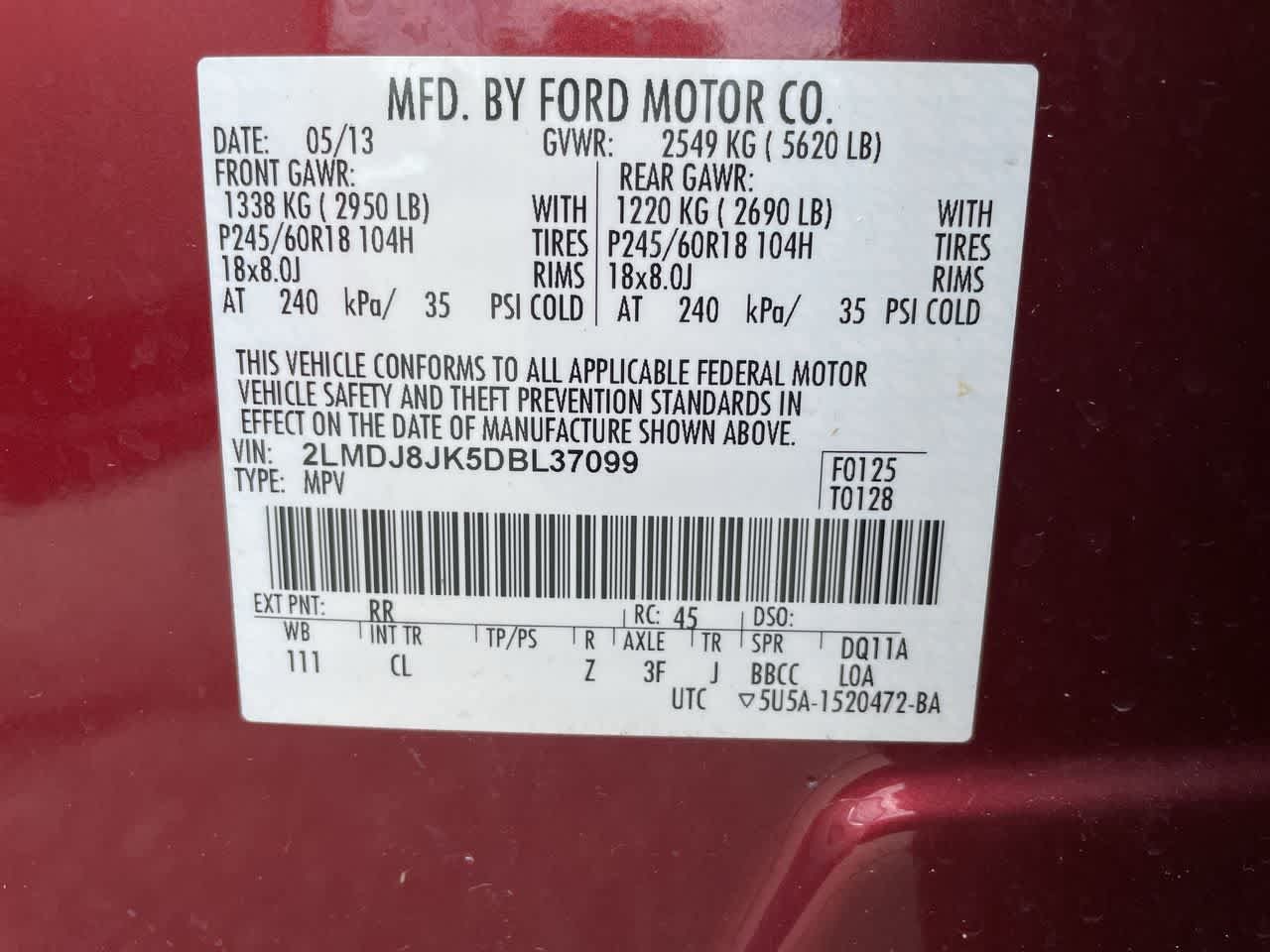 Used 2013 Lincoln MKX AWD image 34