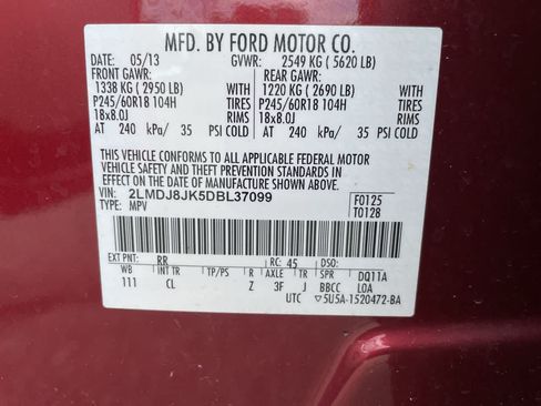 Used 2013 Lincoln MKX AWD image 34