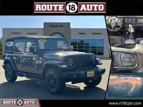 Certified 2021 Jeep Wrangler Unlimited Sport image 1