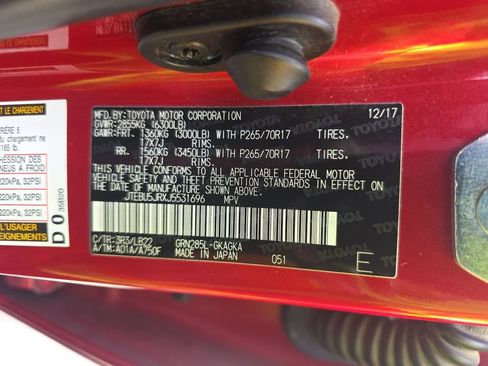 Used 2018 Toyota 4Runner SR5 Premium AWD/4WD image 19
