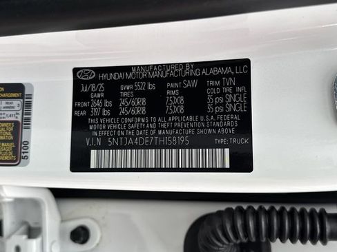 New 2026 Hyundai Santa Cruz SE image 25