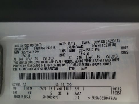 Used 2019 Ford Escape SE FWD image 33