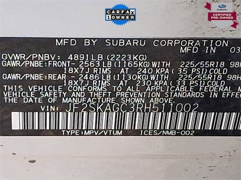 Certified 2024 Subaru Forester Sport image 29