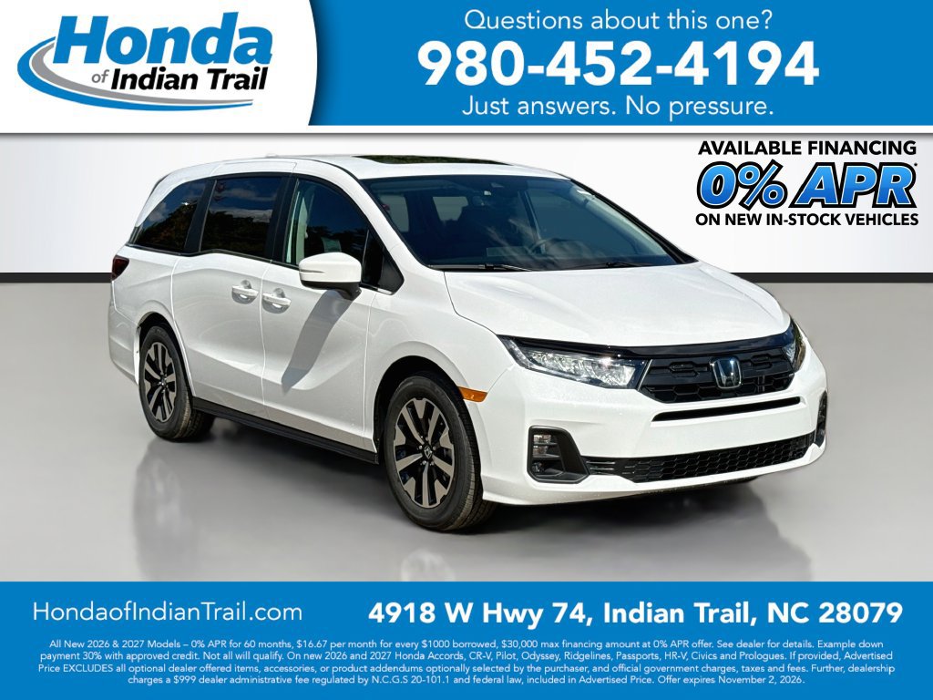 New 2027 Honda Odyssey EX-L 360° Tour