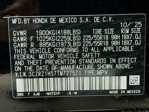 New 2026 Honda HR-V Sport image 30