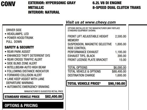Used 2024 Chevrolet Corvette Stingray Preferred Conv w/ 2LT RWD image 18