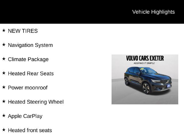 Certified 2023 Volvo XC40 B5 Plus w/ Climate Package AWD/4WD image 5