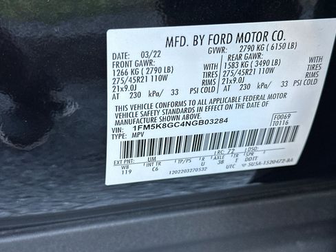 Used 2022 Ford Explorer ST w/ Equipment Group 401A image 31