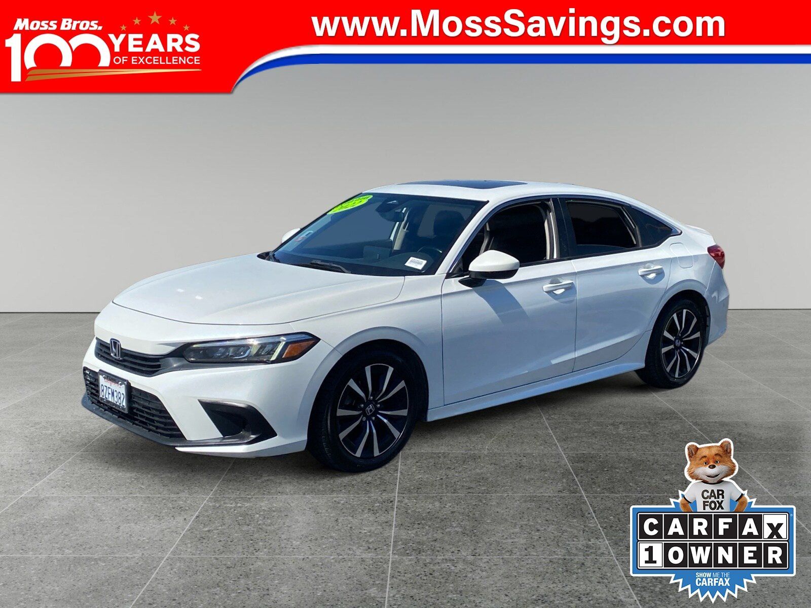Used 2022 Honda Civic EX image 1