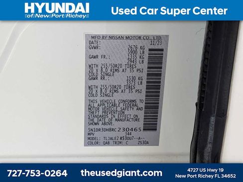Used 2024 Nissan Pathfinder Platinum FWD image 48