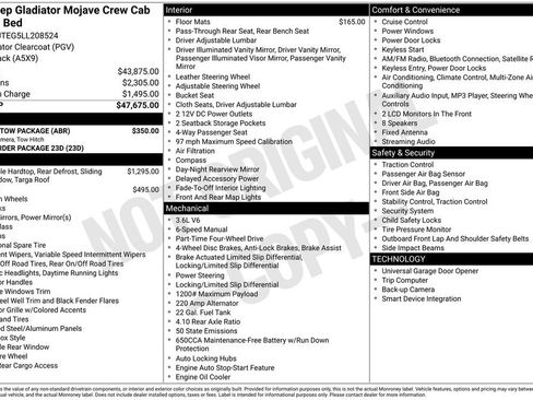 Used 2020 Jeep Gladiator Mojave w/ Trailer Tow Package image 10