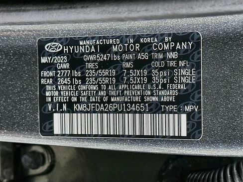 Certified 2023 Hyundai Tucson Limited AWD/4WD image 39