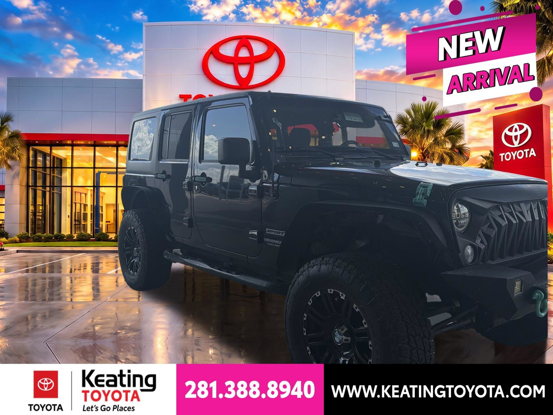 Used 2014 Jeep Wrangler Unlimited Sport w/ Quick Order Package 24S AWD/4WD image 1