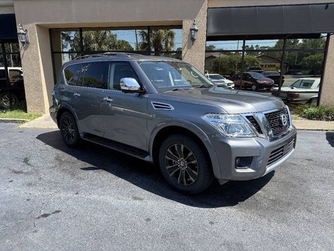 Used 2018 Nissan Armada Platinum w/ Captain Seat Package RWD image 1