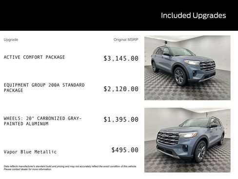 New 2026 Ford Explorer Active w/ Active Comfort Package image 3