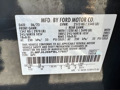 Used 2023 Lincoln Nautilus FWD image 43