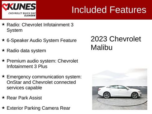 Used 2023 Chevrolet Malibu LT w/ Driver Confidence Package image 3