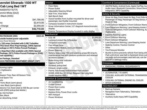 New 2026 Chevrolet Silverado 1500 W/T w/ Trailering Package image 30