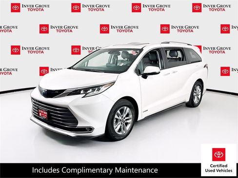 Certified 2021 Toyota Sienna Limited FWD image 1